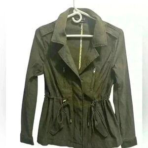 Eden Society -Women’s Laysha Cargo Jacket XS  Olive Green